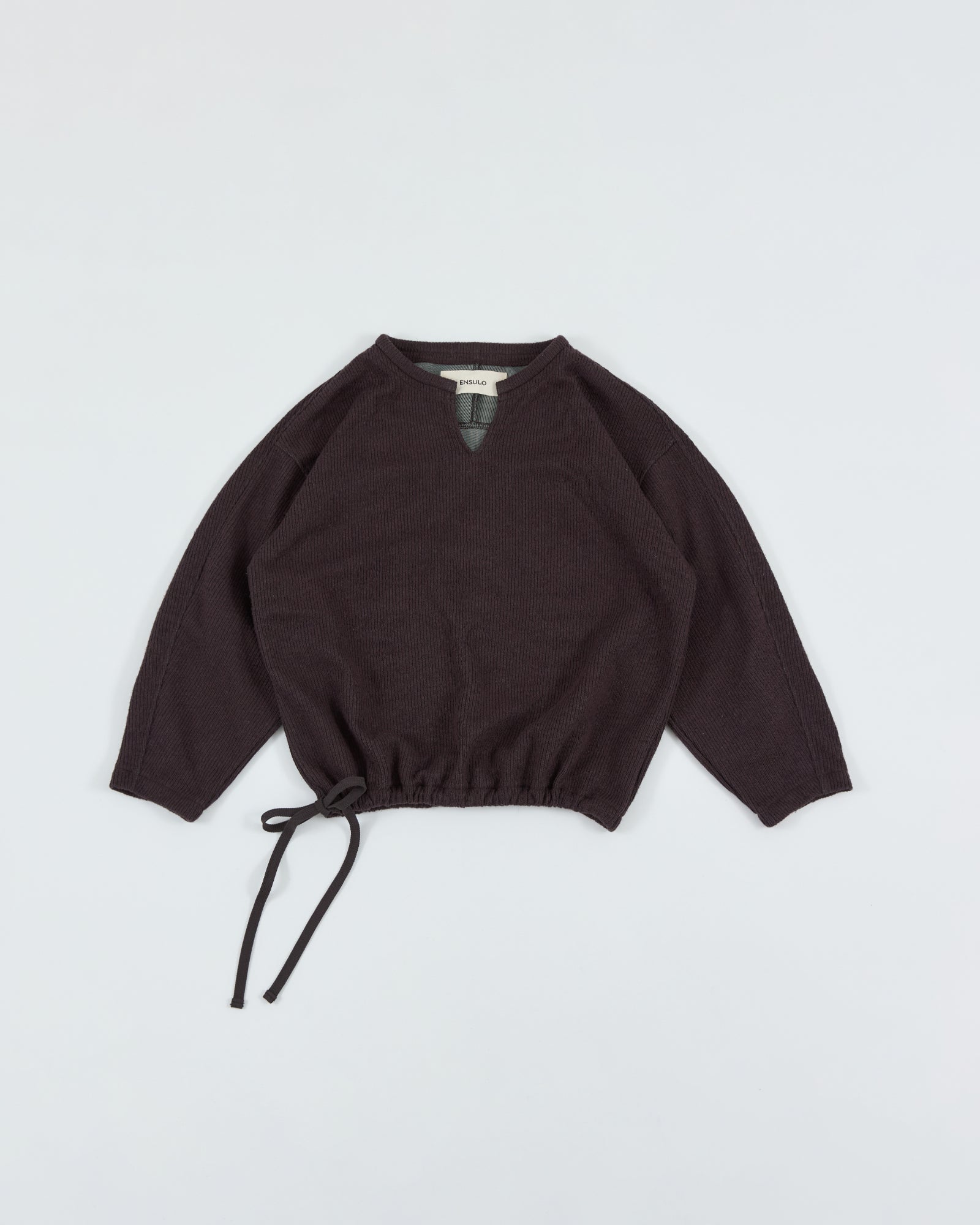 Rib Keyneck Long Tee