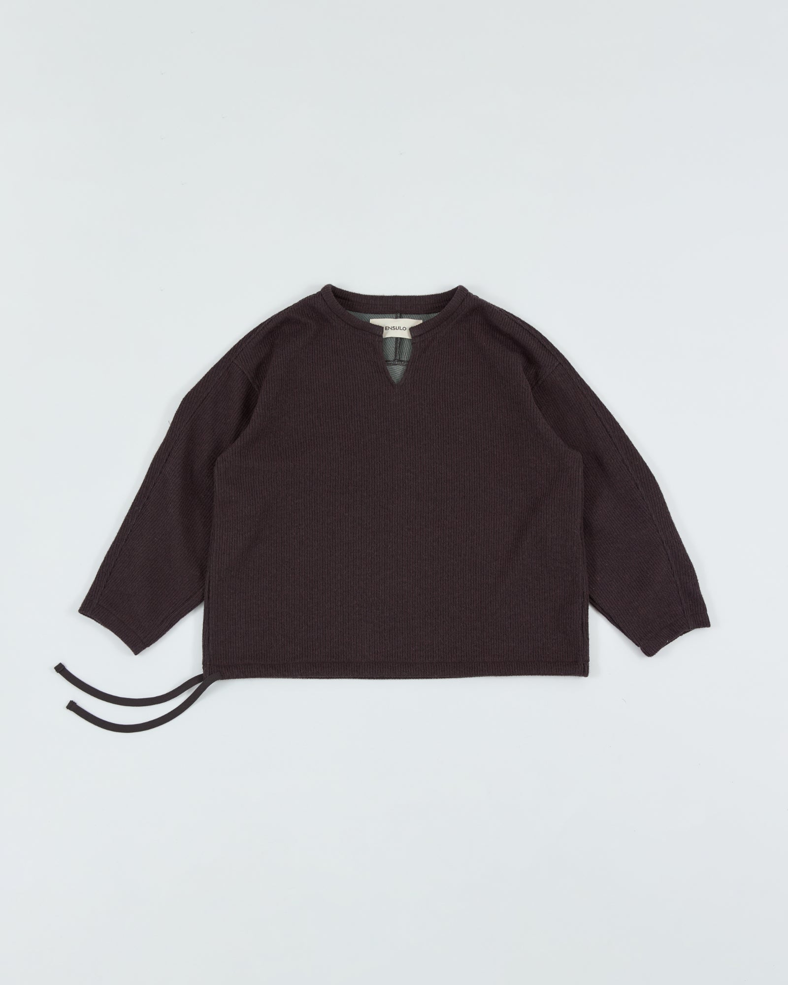 Rib Keyneck Long Tee