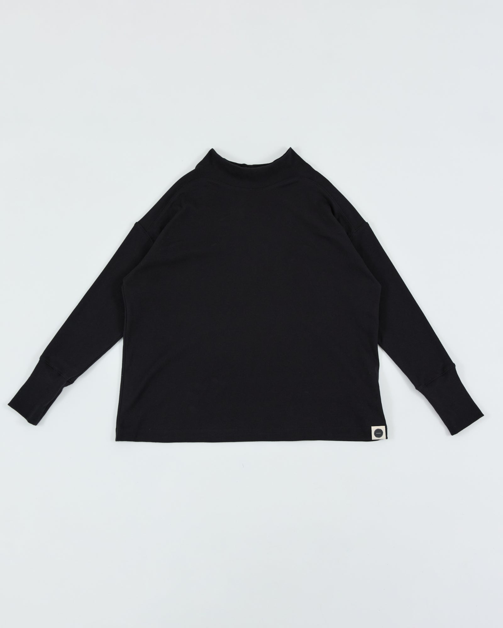 High Neck Loose Long Tee