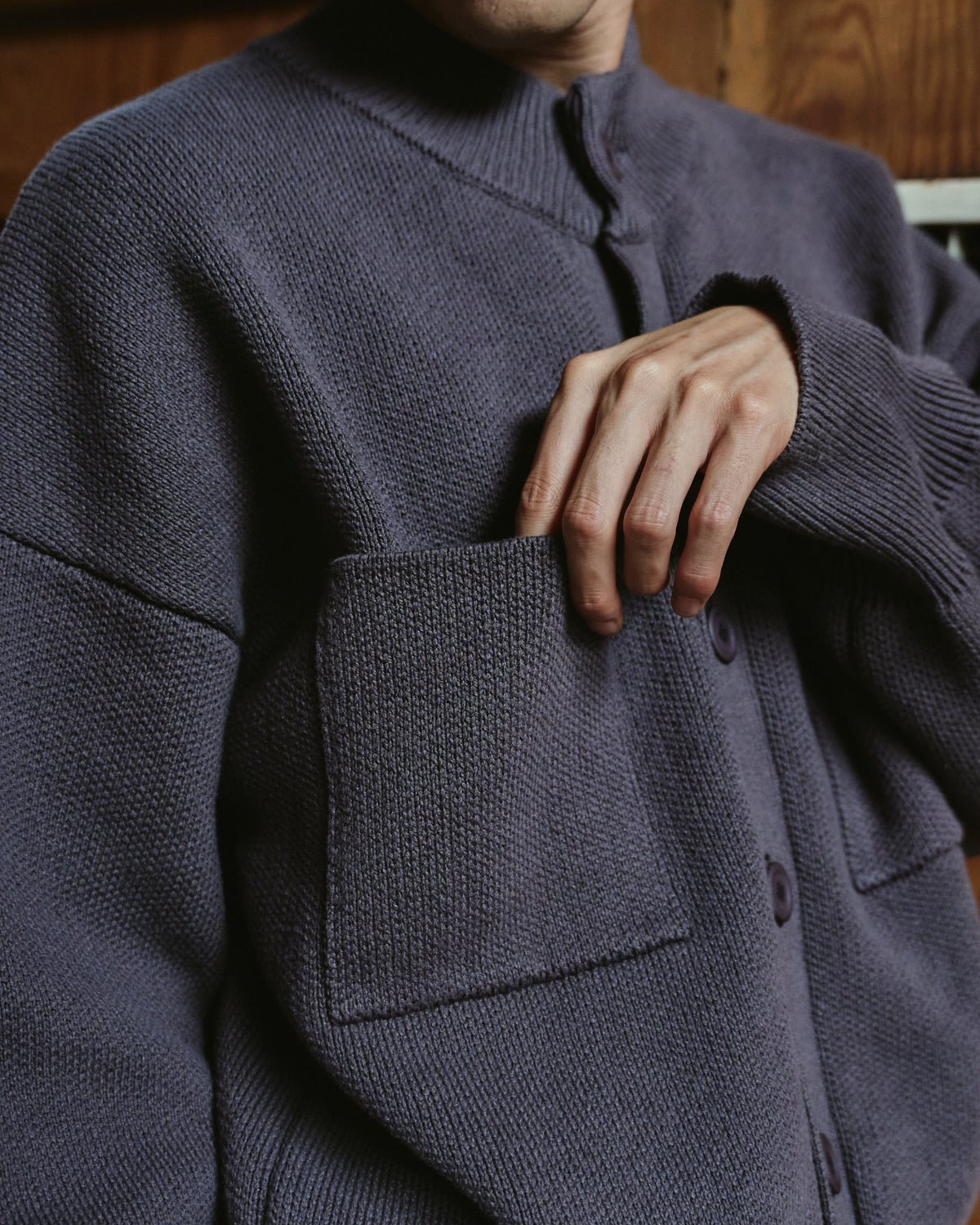 Slub Knit Outerwear