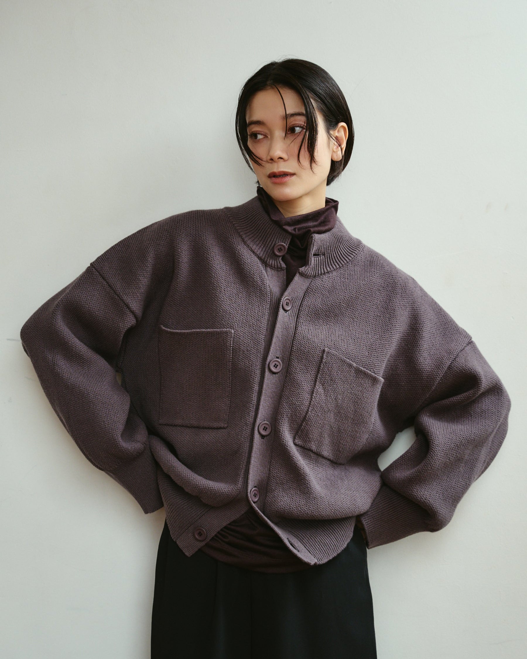 Slub Knit Outerwear