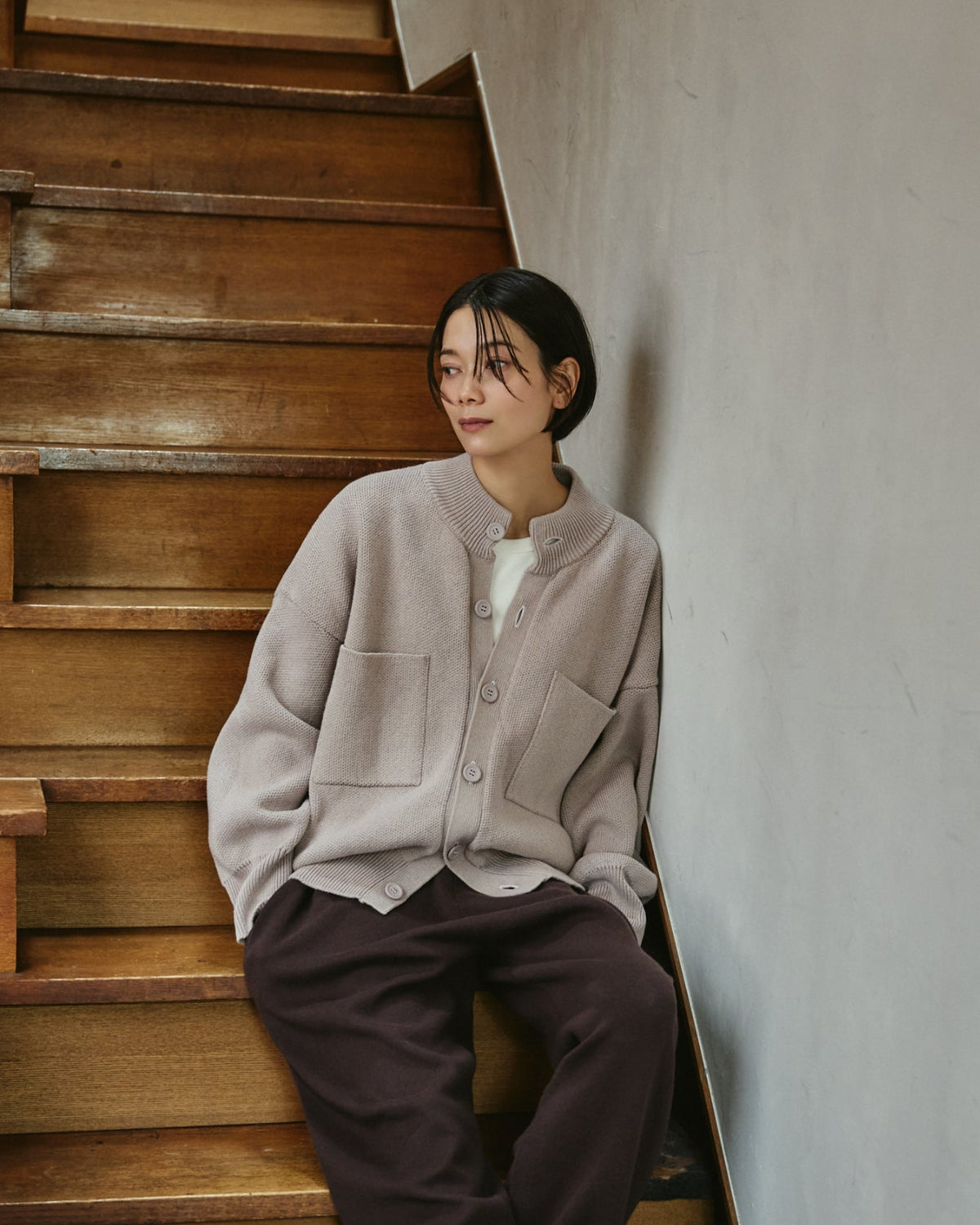 Slub Knit Outerwear