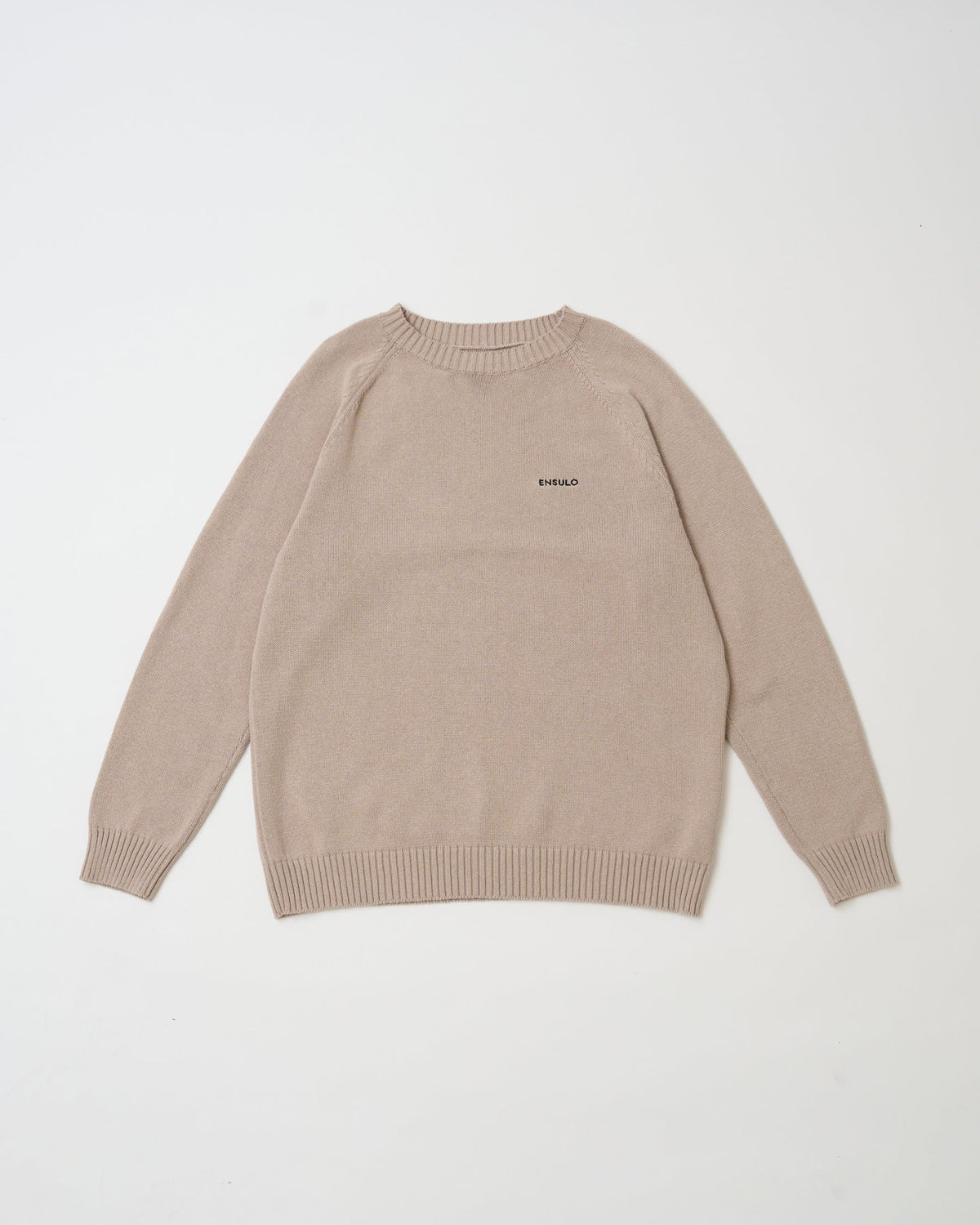 Slub Crew Neck Knit