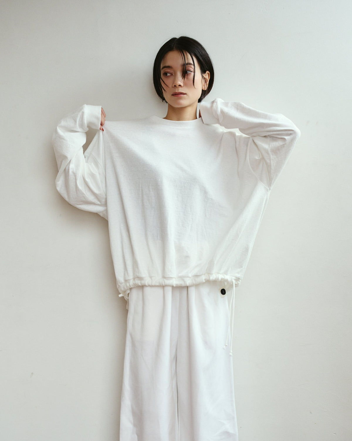 Drawstrings Long Tee