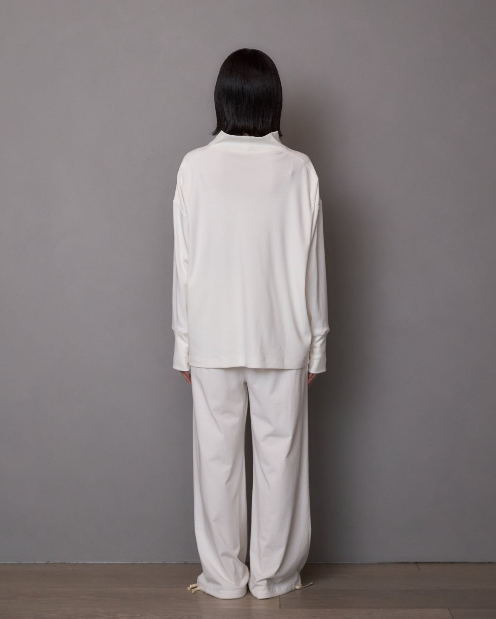 High Neck Loose Long Tee