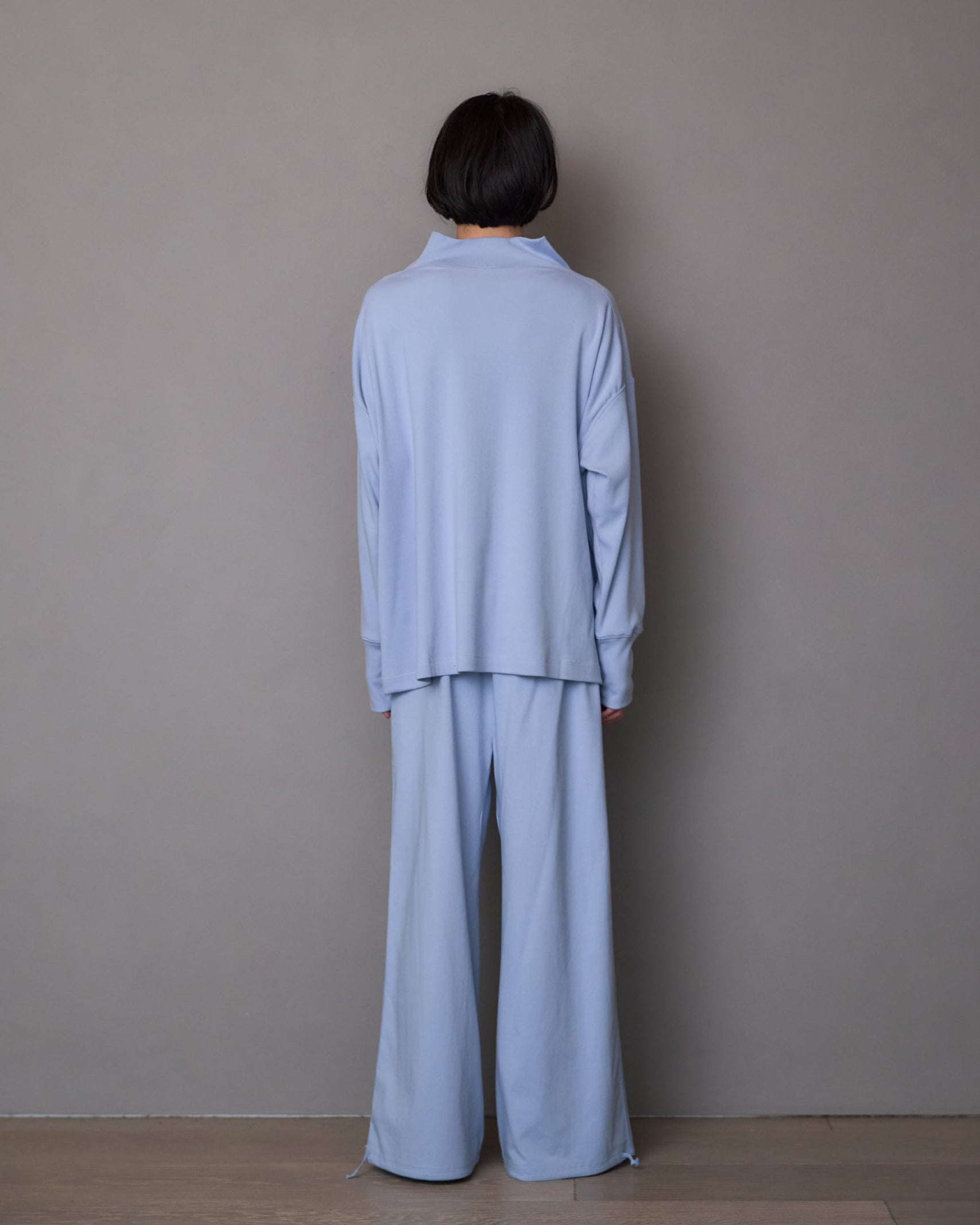 High Neck Loose Long Tee