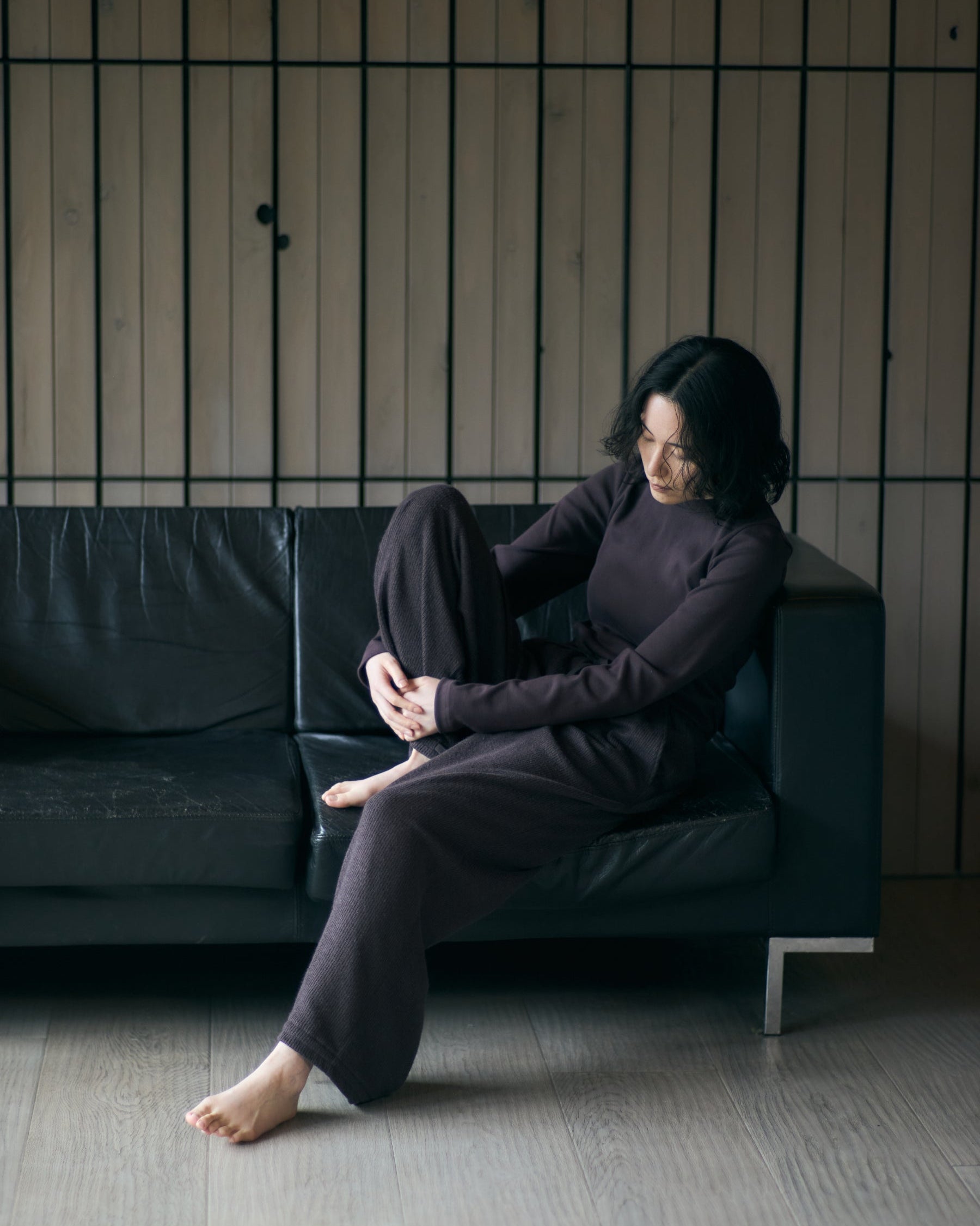 Rib Long Pants