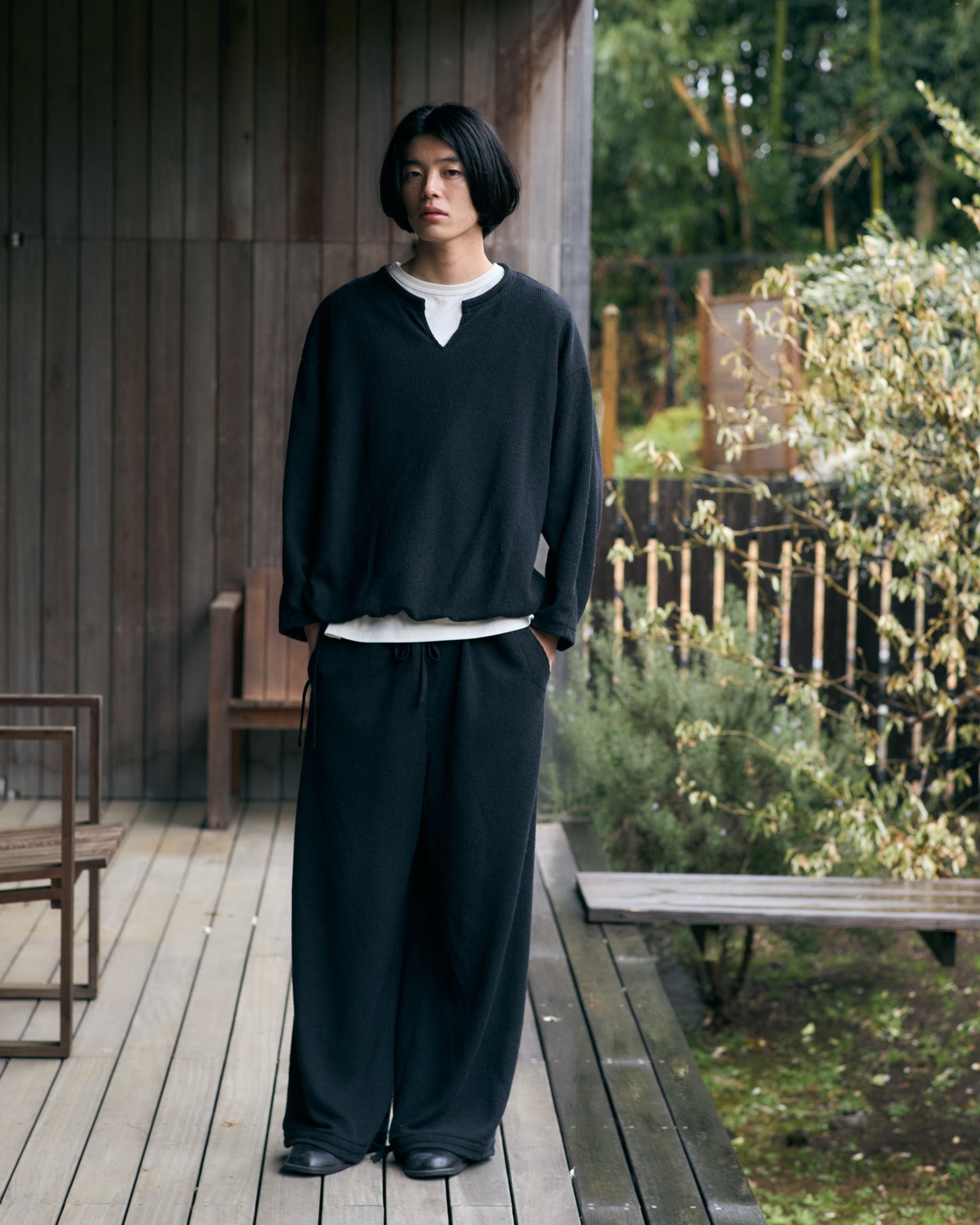 Rib Long Pants