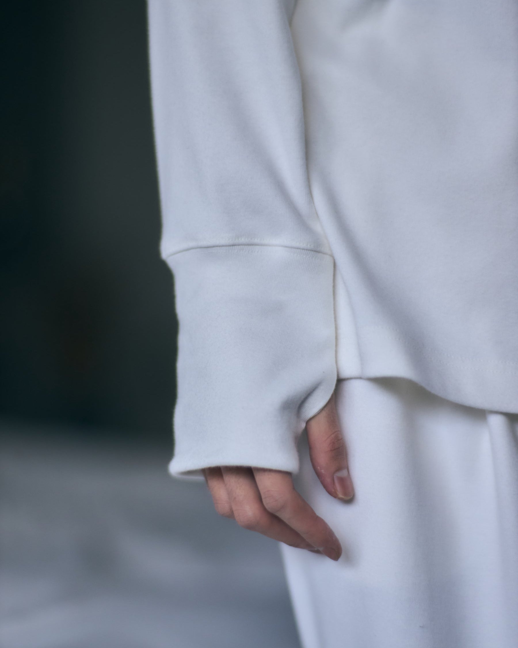 High Neck Loose Long Tee