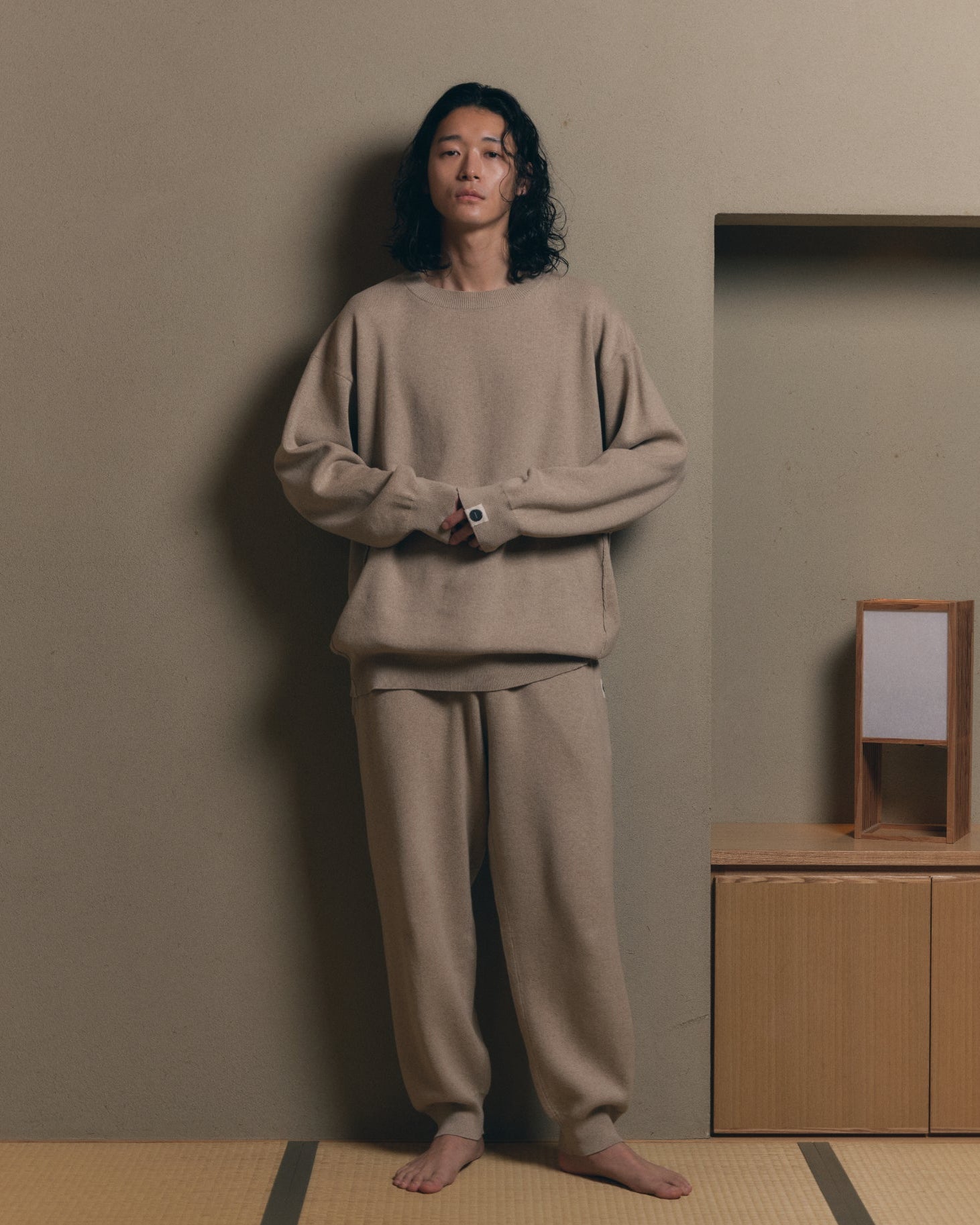 〈SET-UP〉Sweat Knit PO & Pants