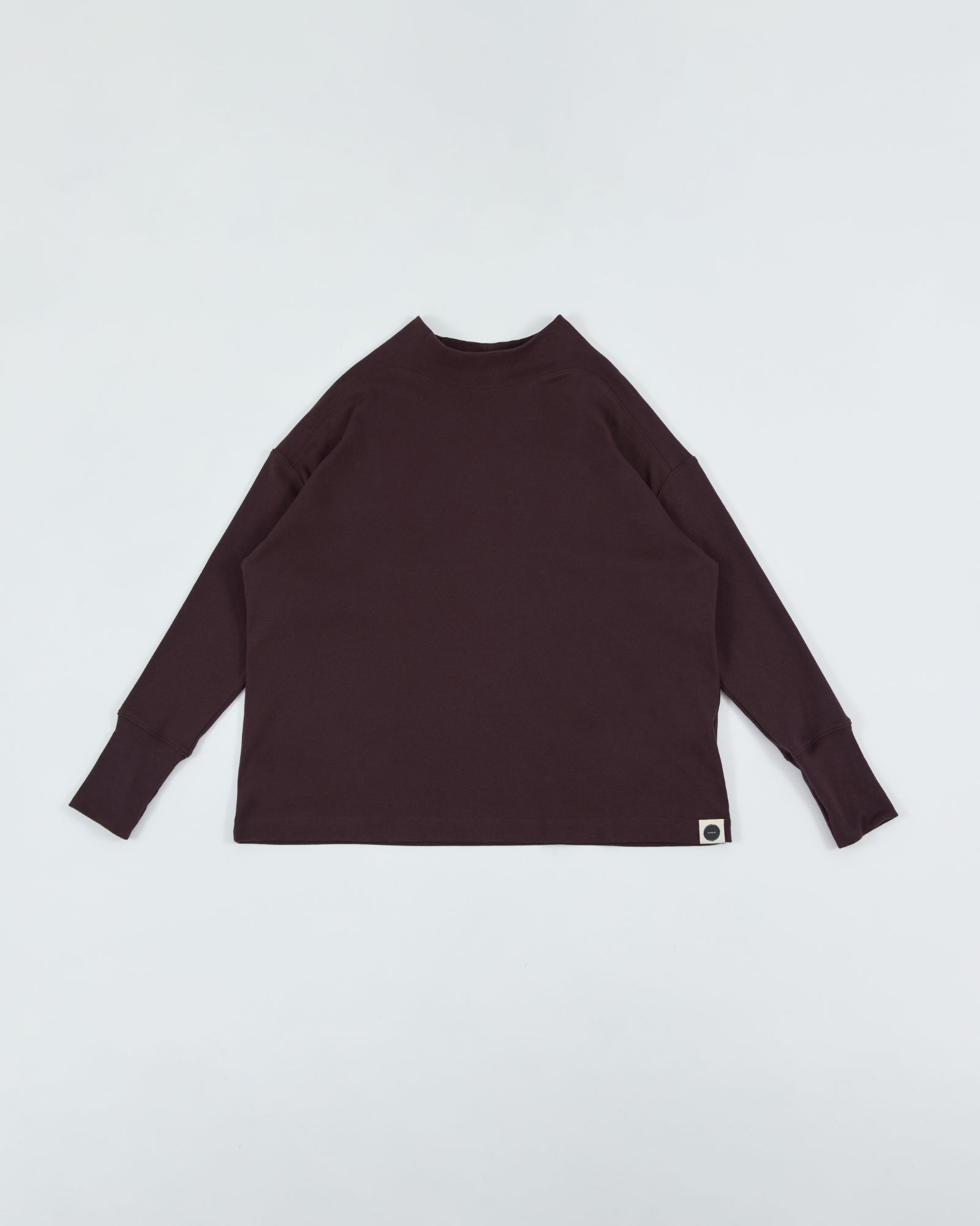 High Neck Loose Long Tee