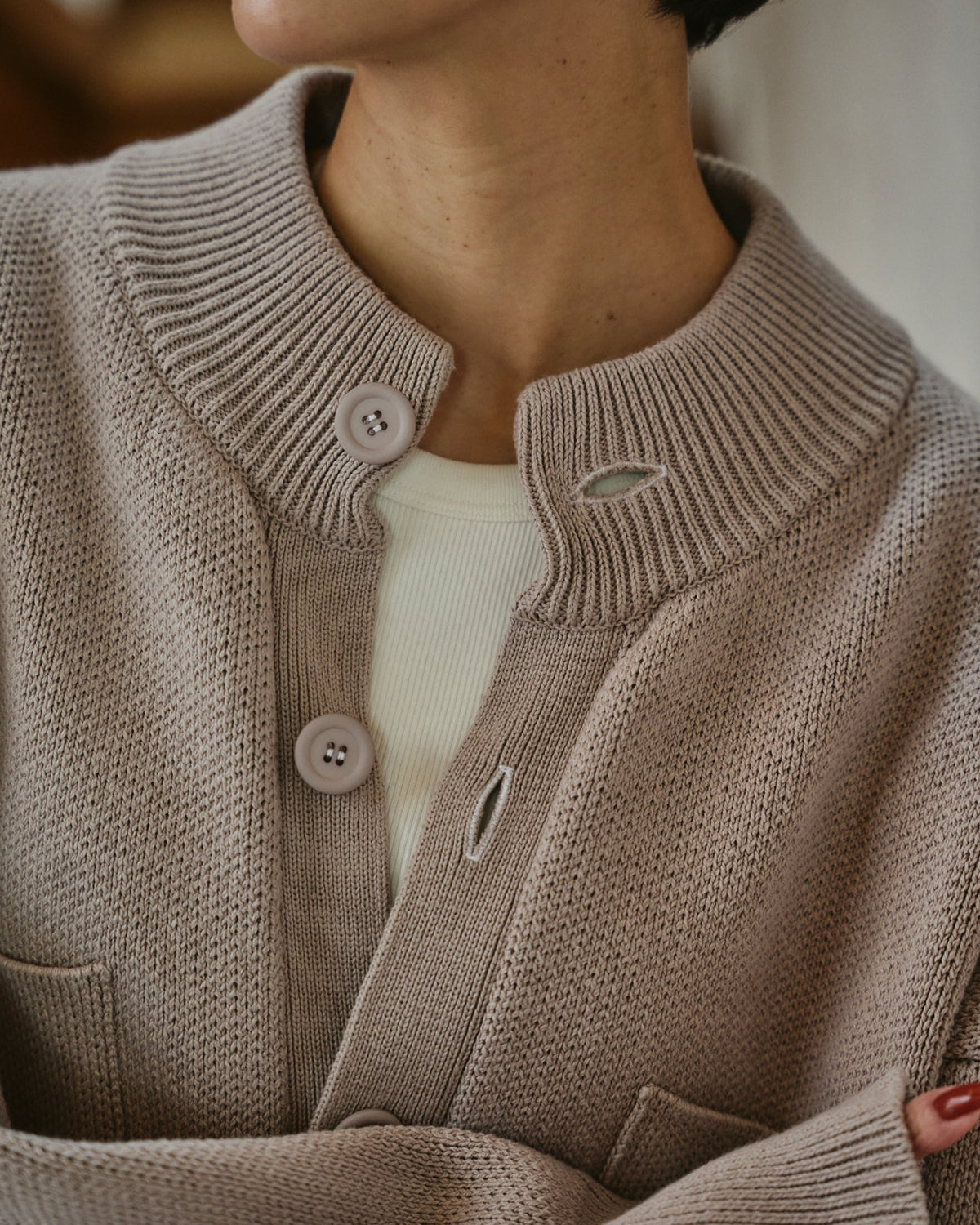Slub Knit Outerwear