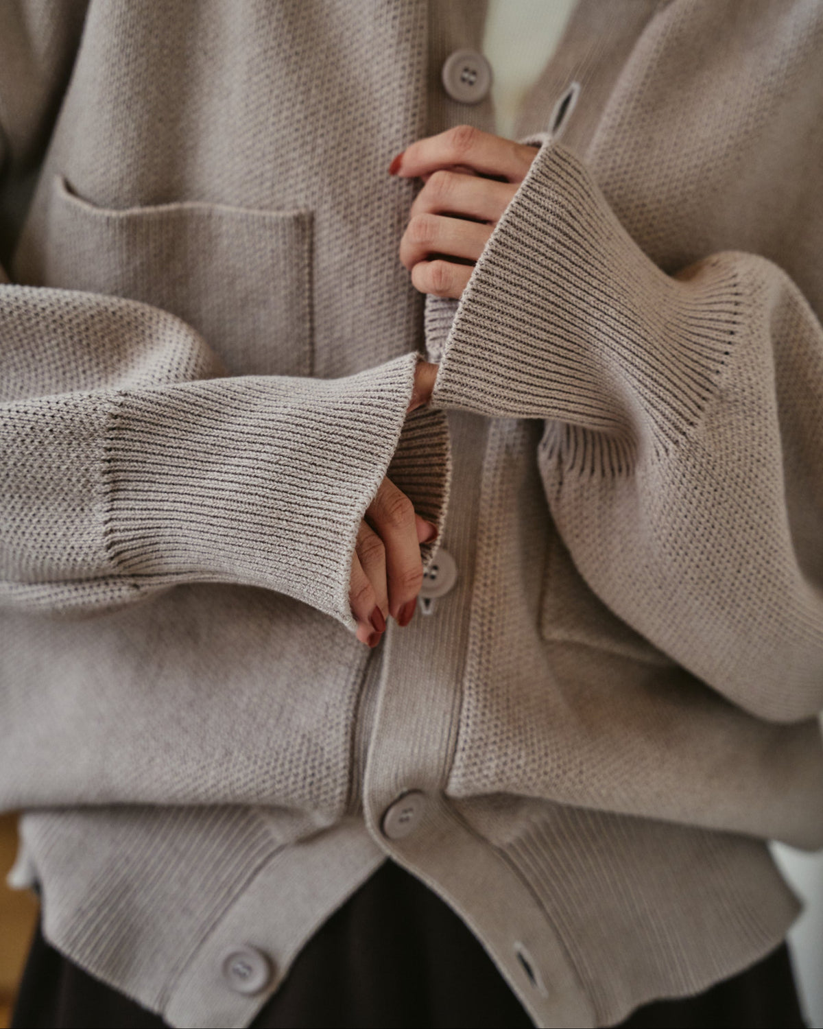 Slub Knit Outerwear