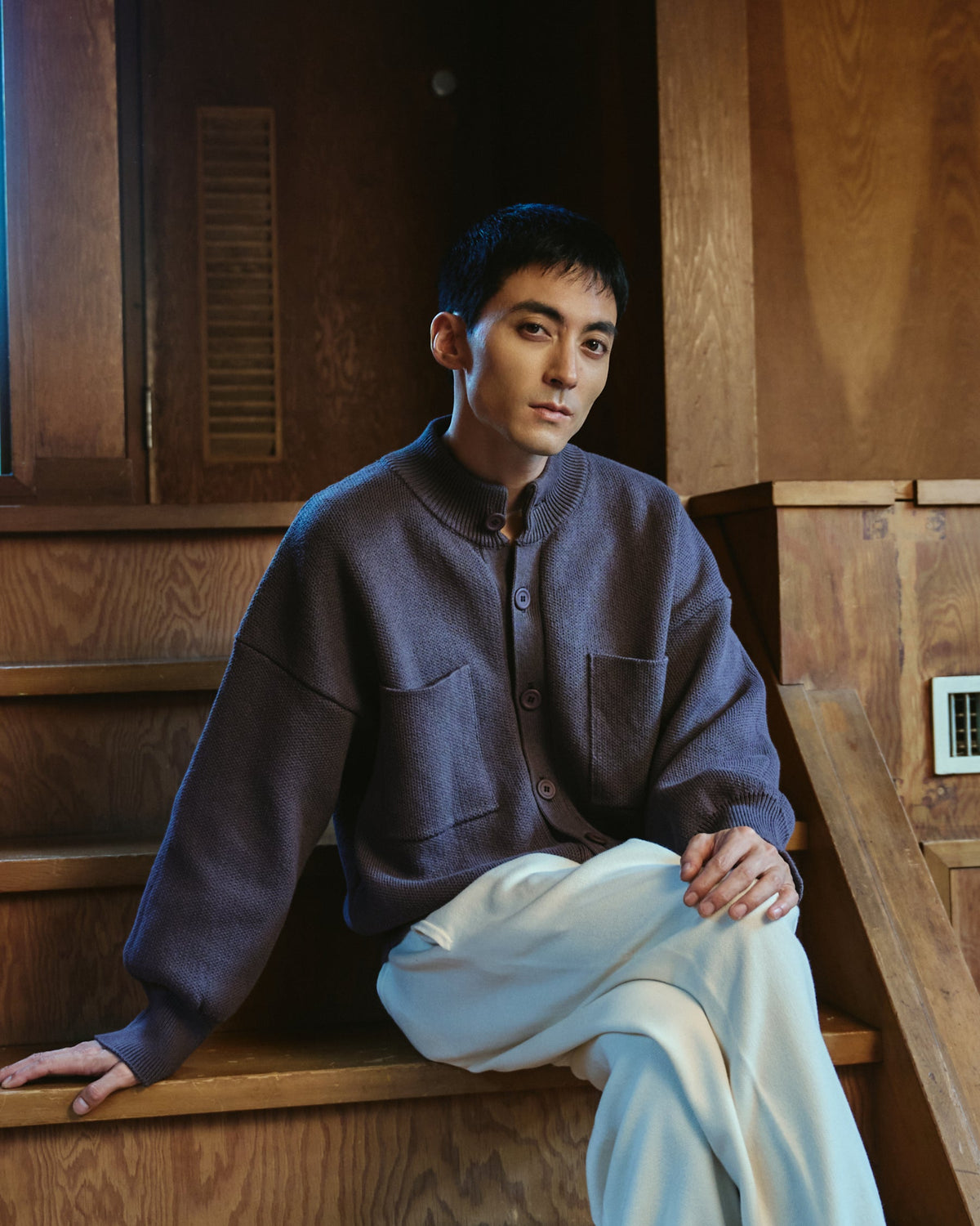 Slub Knit Outerwear