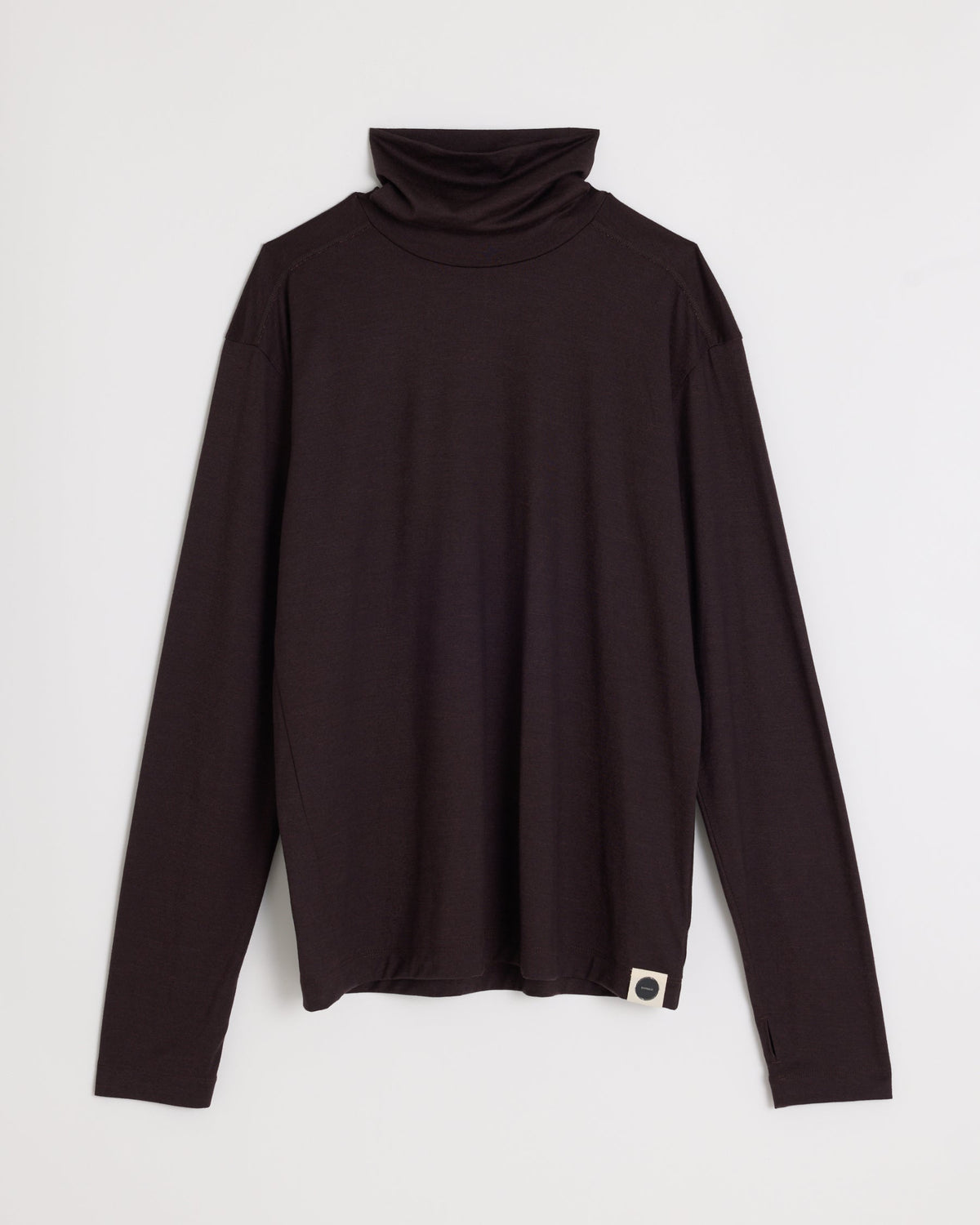 High Neck Long Sleeves Tops