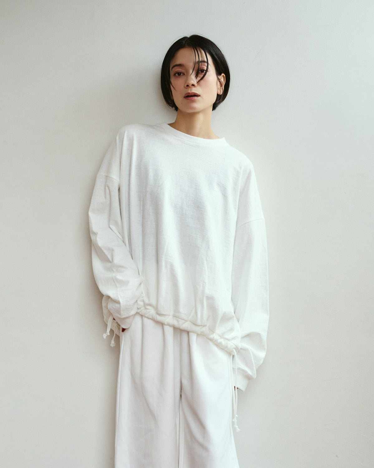 Drawstrings Long Tee