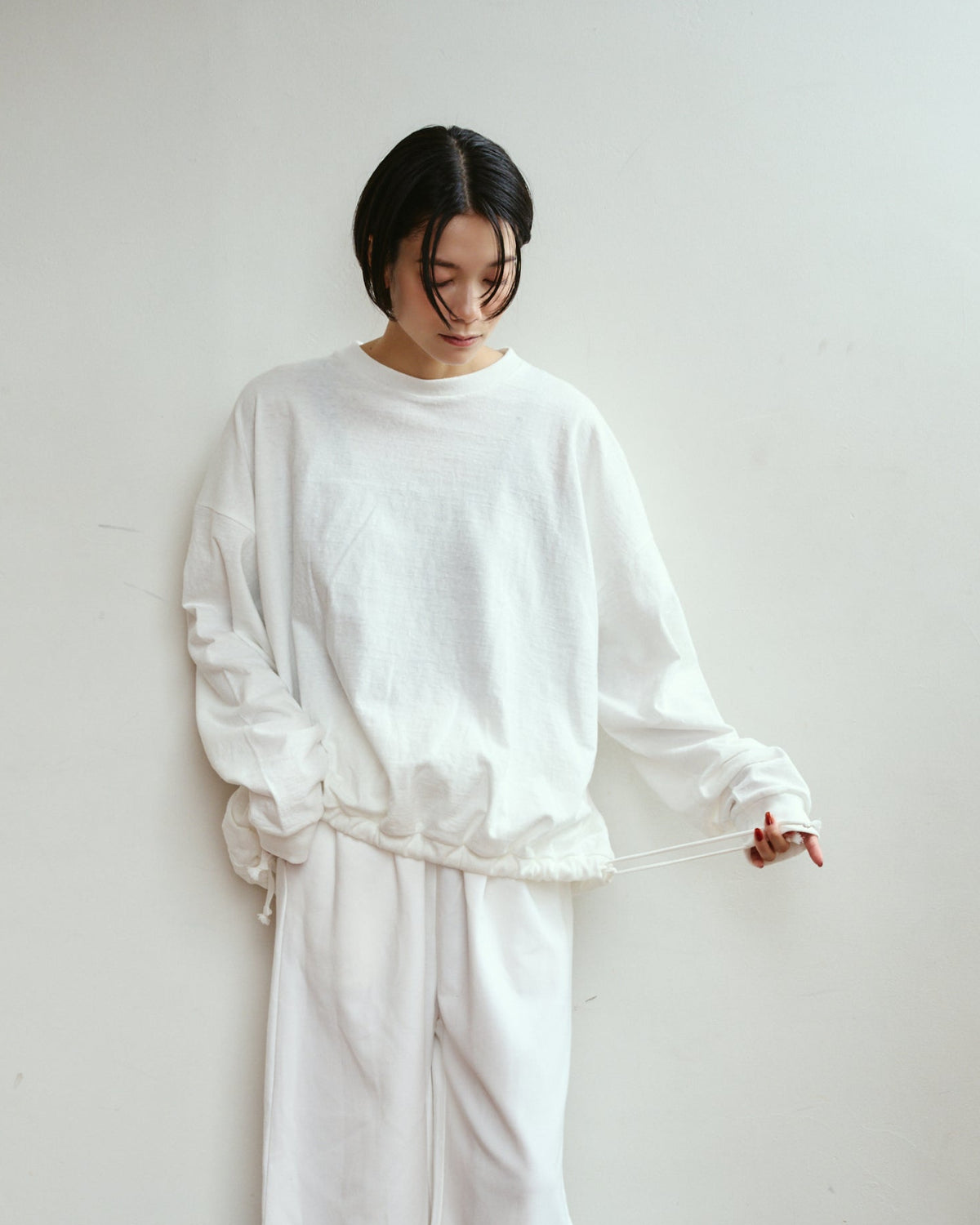 Drawstrings Long Tee