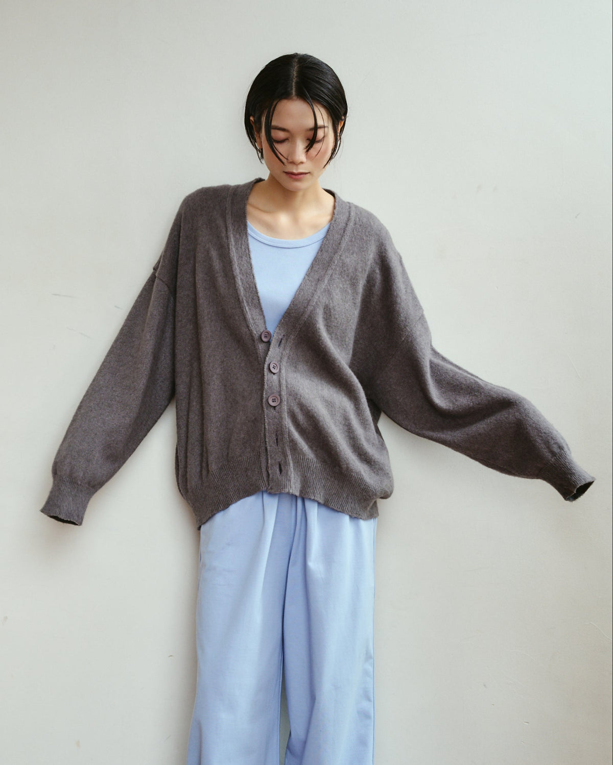 Brushed Knit Cardigan