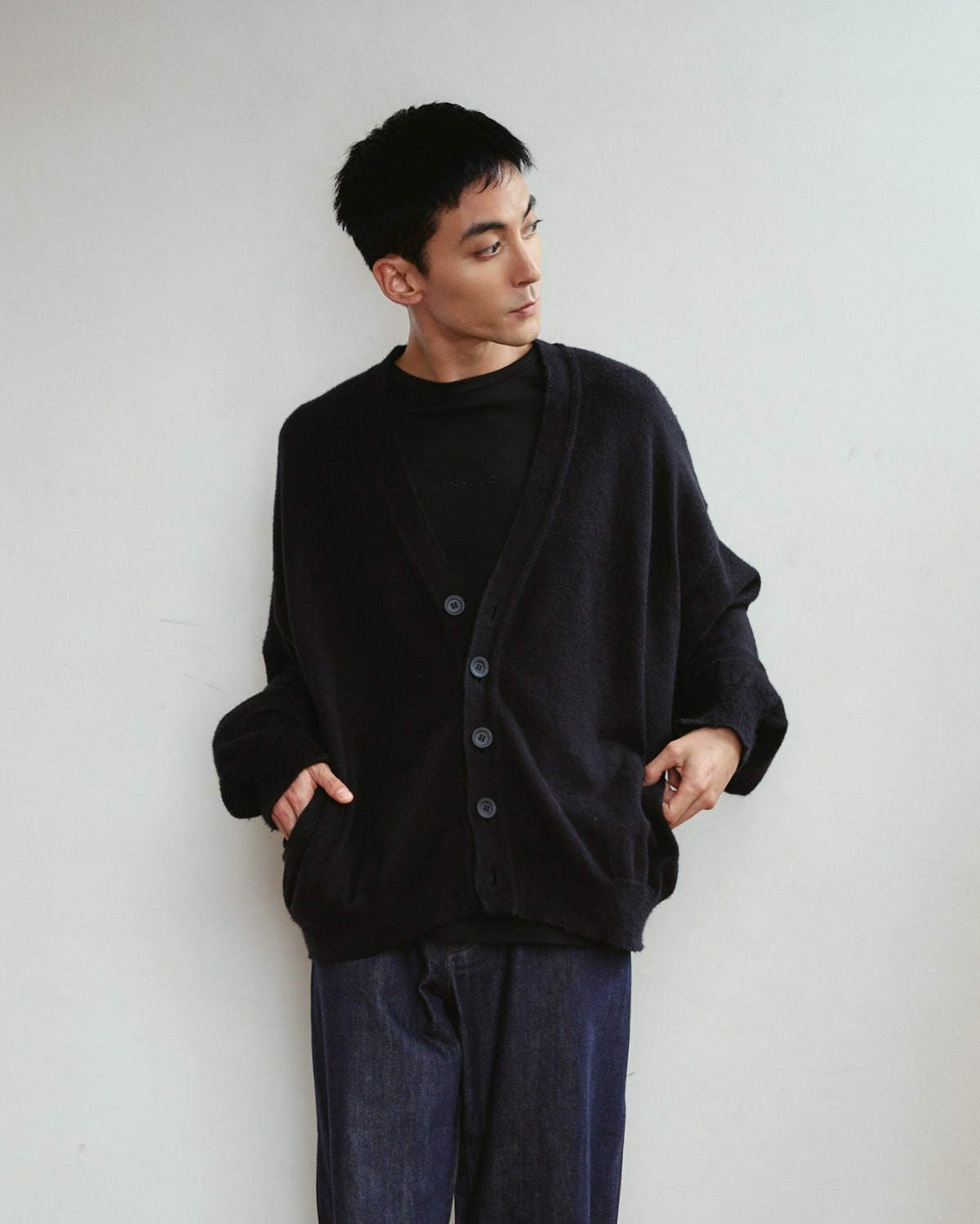 Brushed Knit Cardigan