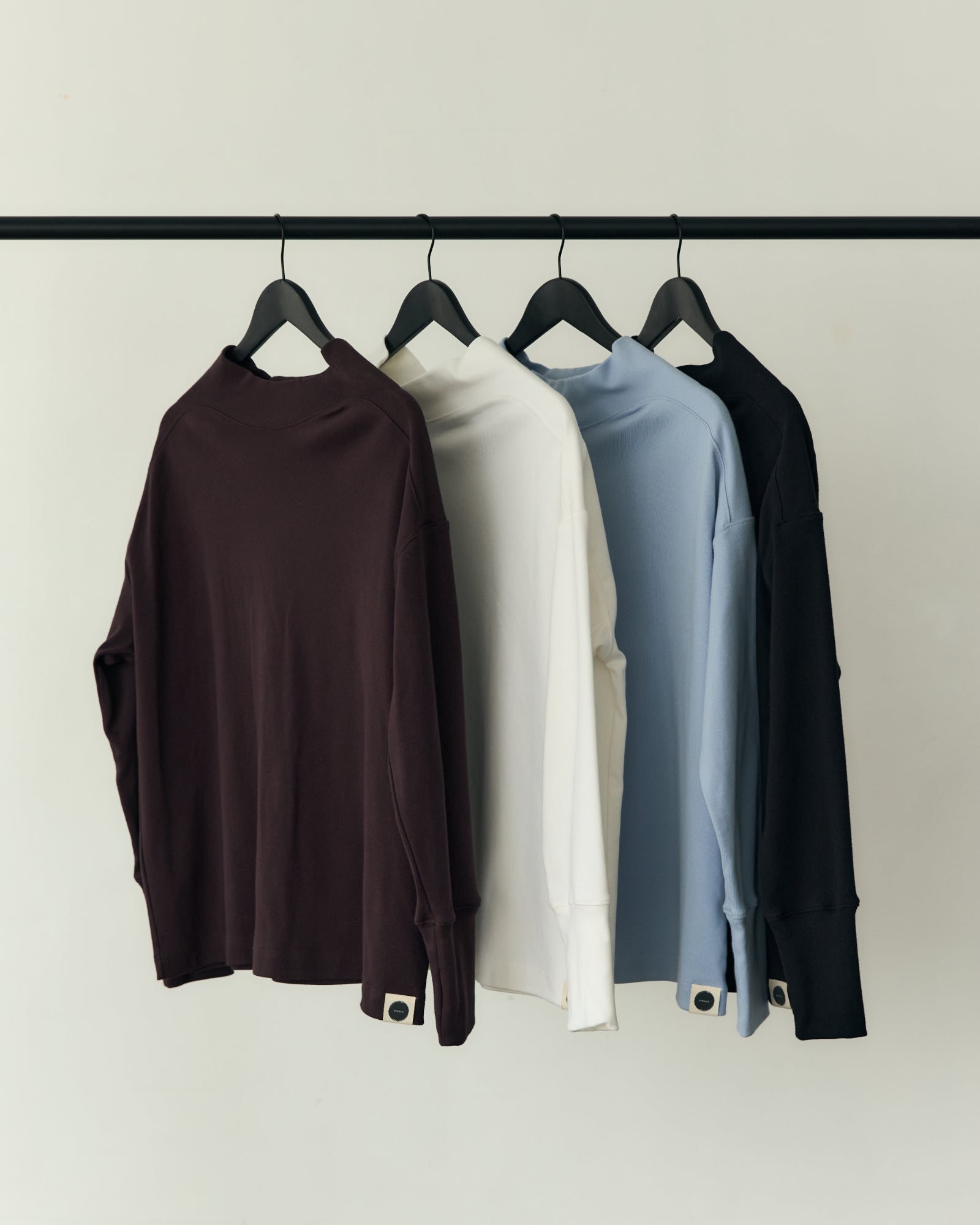 High Neck Loose Long Tee