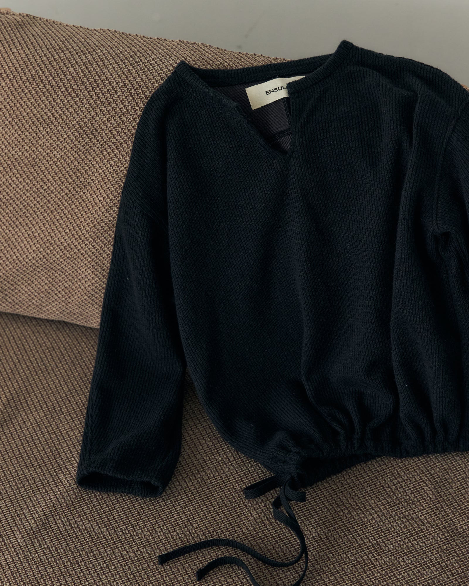 Rib Keyneck Long Tee