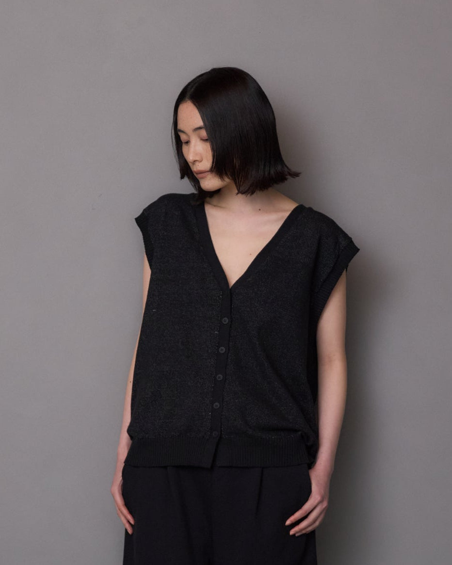 Slub Knit Vest