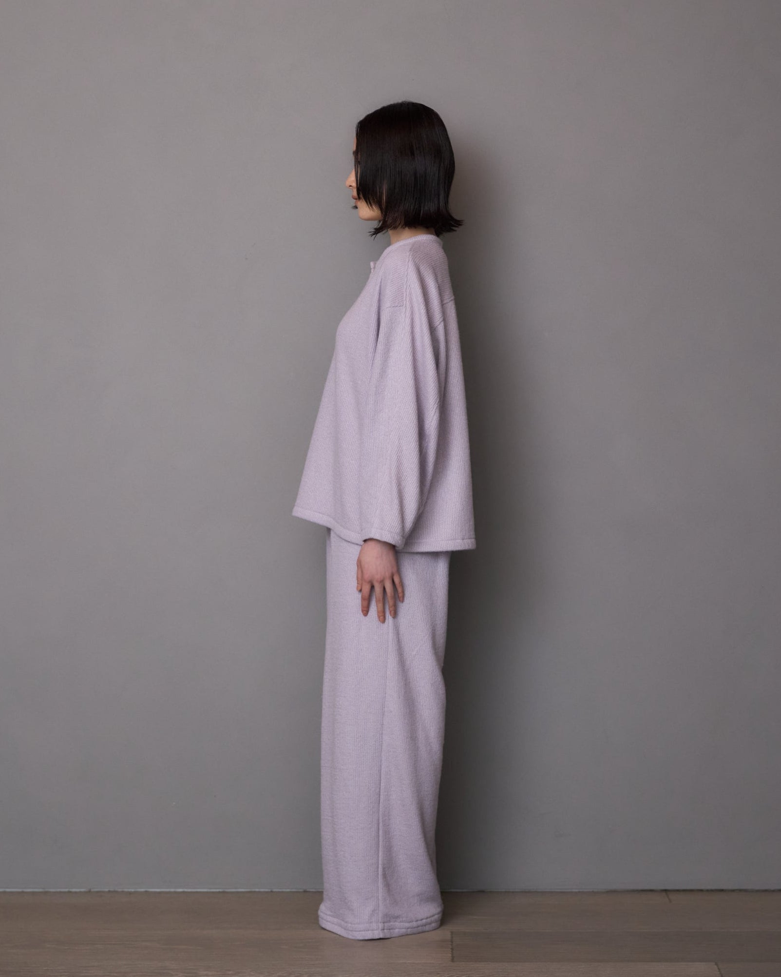 Rib Keyneck Long Tee