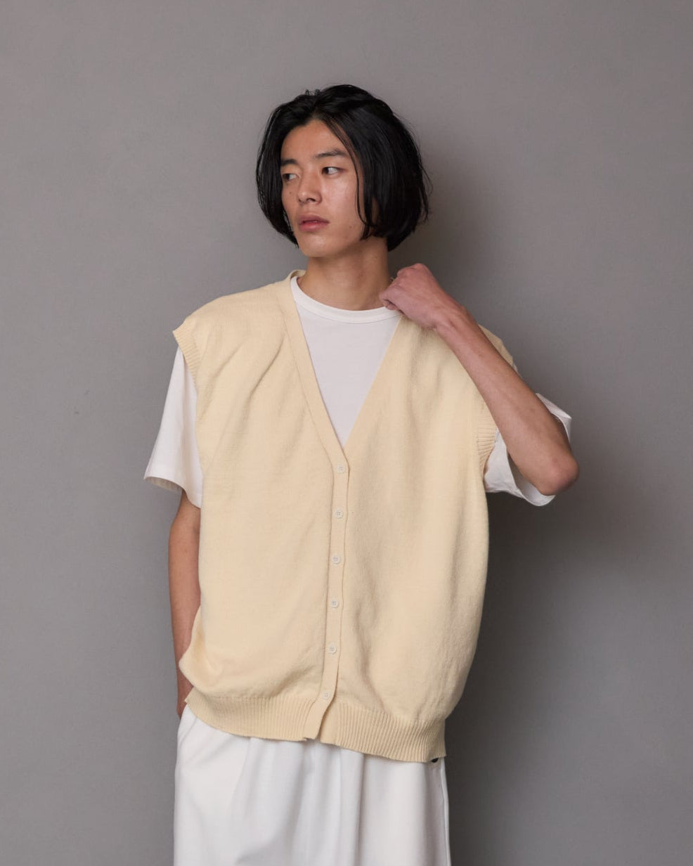 Slub Knit Vest