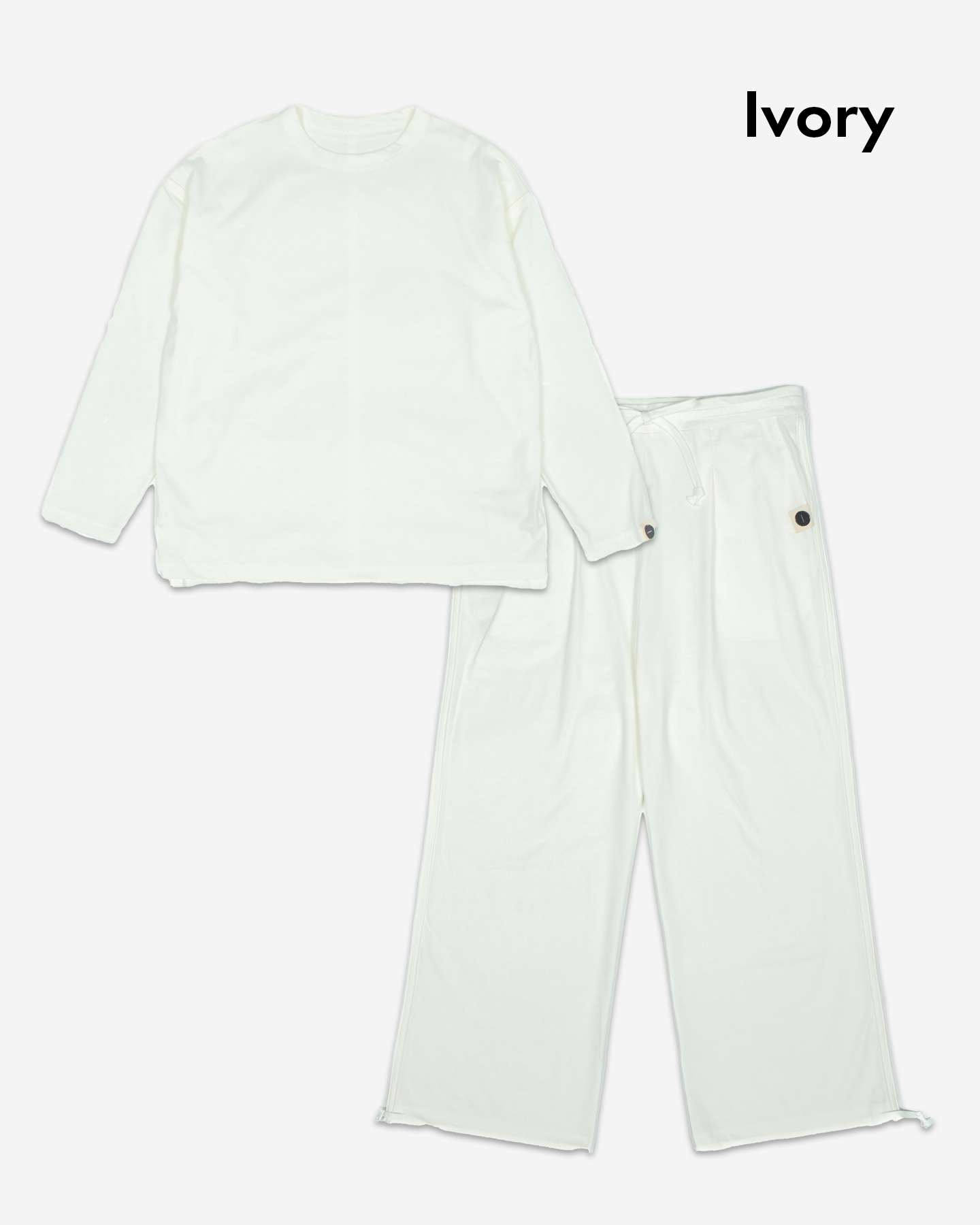 〈SET-UP〉Line Long Tee ＆ Pants